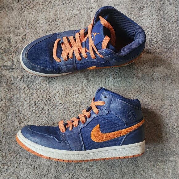 Nike Air Jordan 1 Men’s Size 10.5 Retro Phat Premier \'Midnight Navy\' main image 11
